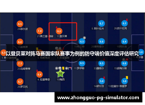 以登贝莱对阵马赛国家队赛事为例的防守端价值深度评估研究 以登贝莱对阵马赛国家队赛事为例的防守端价值深度评估研究